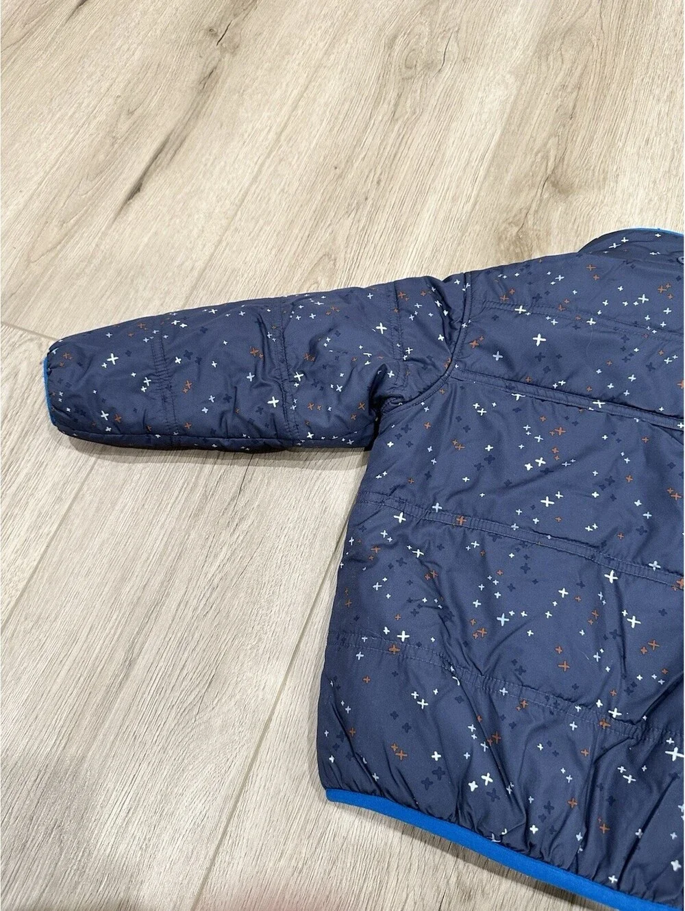 Patagonia Reversible Tribbles Jacket Toddler Boy Sherpa Puffer Coat 3T